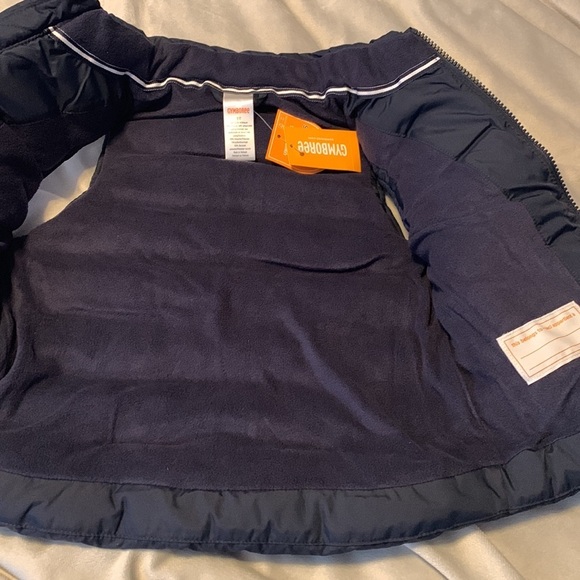 Gymboree navy slate puffer vest insulated size 3T playproof NWT - Picture 3 of 4